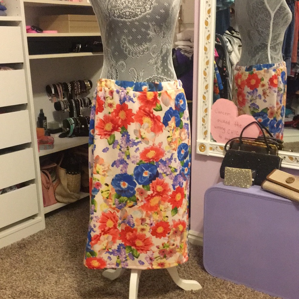Floral skirt
